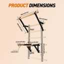 Swedish Ladder Stall Bar System, Wall‑Mounted Home Gym Fitness Equipment
