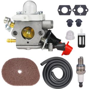C1M-S207A FS56RC Carburetor Kit for Stihl C1M-S207 FS56 FS56R FS70 FS70R FS70RC KM56 KM56RC Trimmer Weed Eater Carb Replace OEM 4144-120-0603 4144-120-0600