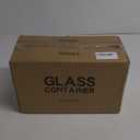 C CREST Glass Containers for Food Storage with Lids, [10-Pack] Meal Prep Containers for Kitchen, Home Use, BPA Free (Green)