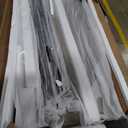 Tribesigns 8FT Conference Table, 94.48L x 47.21W x 29.52H Inches Boat Shaped Meeting Table with Rectangle Grommet, Modern Seminar Boardroom Table for Office Conference Room (Grey & Black, 8ft)