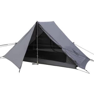 OneTigris HILLRIDGE Backpacking Tent, Waterproof Windproof 2 Person Tent, 20D SIL-Coated Nylon, Single Layer, Ultralight 3 Season Tent for Camping Hiking Canoeing Travel