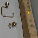 Delta Mylan 4-Piece Bathroom Set Champagne Bronze 18" Towel Rack, Toilet Paper Holder, Hand Towel Holder, Hook| Bathroom Accessory Set Towel Holder 4-Piece Hardware MYN64-CZ