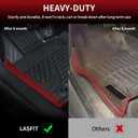LASFIT Floor Mats&Trunk Mat for Toyota Camry 2025-2026 Hybrid/LE/SE/XLE/XSE, All Weather Custom Fit TPE Floor Liners for Camry 2025 Front & Rear Full Set Car Mats, Black.