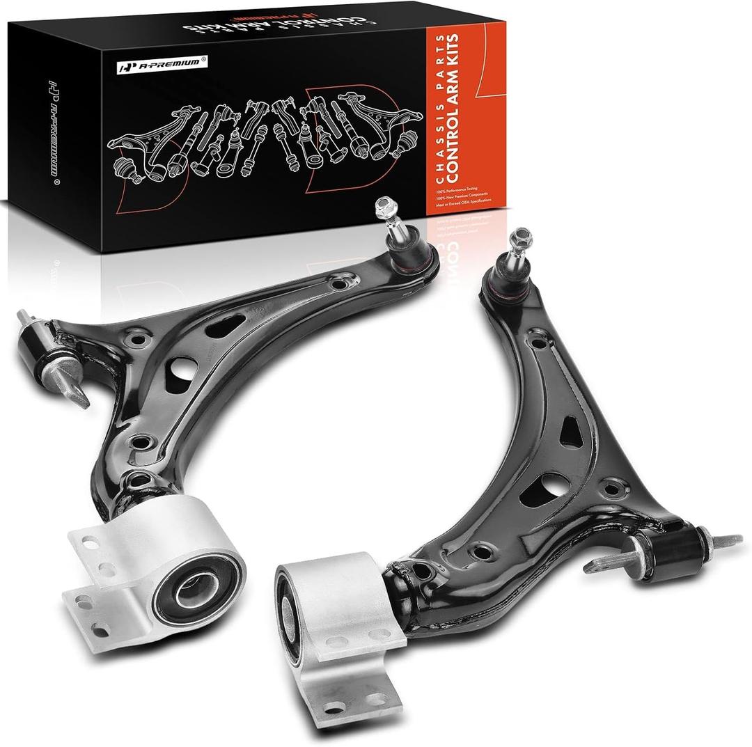 A-Premium 2 x Front Lower Control Arm, with Ball Joint & Bushing, Compatible with GMC Acadia 2017-2019, Cadillac XT5 2017-2019