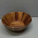 Lipper International Acacia Round Flair Bowl