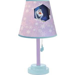 Disney Frozen Table Lamp with Die Cut Shade, Pink , Blue