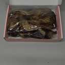 REECHO Curly Hair Extensions, 4PCS 16 inch Clip in Hair Extensions Lace Weft Short Curly Hair Extension Clip Ins Invisible Natural Hairpieces for Women, Light Brown with Blonde Highlights