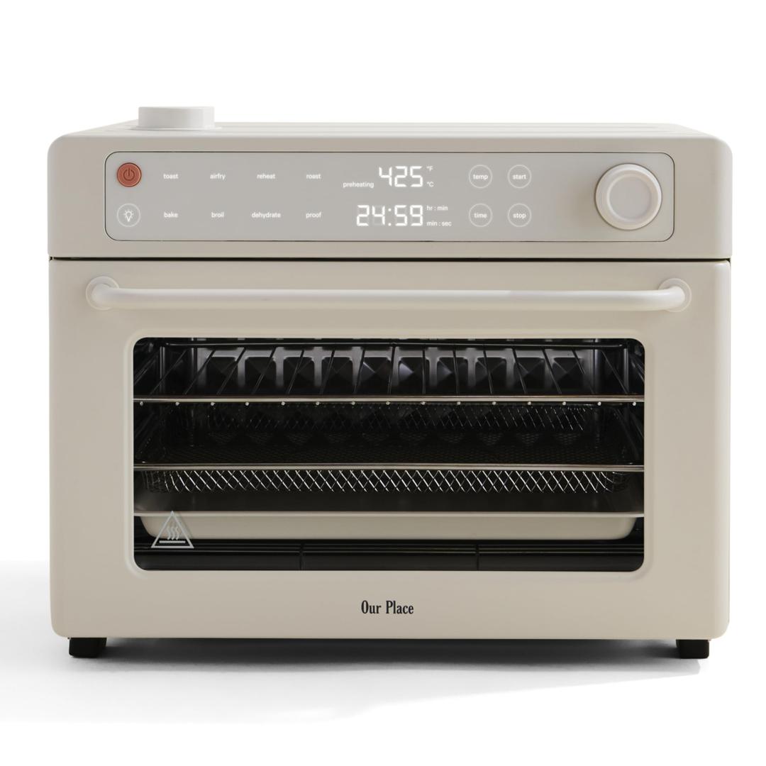 Our Place Wonder Oven Pro 8-in-1 Digital Air Fryer 32 | non toxic air fryer for toaster oven;basket, shelf, pan, tray;air frying,roasting,roasting 