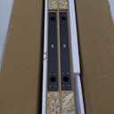 Floating Shelves - Rustic White Wall Shelf Set of 2 - 16"W x 6.7"D Wall Mounted Shelves for Wall Decor & Storage - Wooden Shelves with Invisible Brackets for Living Room, Bedroom, Kitchen, Farmhouse