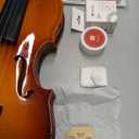 Vangoa Violin 1/2 Size for Kids Beginners Full Set, Spruce Childrens Fiddle Half Size Bundle Medium Acoustic Violins Starter Kit Package w/Side Solidwood, Hard Case for School Students Ages 6-9