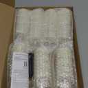 Eebuss Flameless Candles with Embedded Star String, Battery Operated LED Pillar Candles with Timer and Remote Control, Home Decorating for Ambiance, Set Of 7 (Ivory)