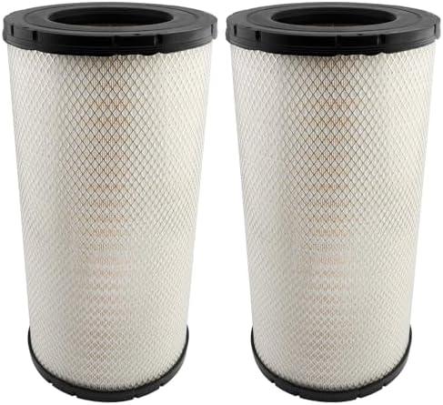 RS3534 Baldwin Engine Air Filter 25.2''x12.8'' Compatible with Peterbilt 378 379 388 Kenworth W900 Western Star 4900 EX FA SA Replaces AF25248 LAF3302 46863 6863 6863 TR518（2 Pack）