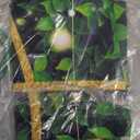 Sensfun 7x5ft Housewarming Backdrop Green Leaves Background for New House Party Decorations Gold Key Home Sweet Home House Warming Party Banner Photography Background Supplies Photo Booth Props