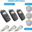 3 for 10 Pin Multicode Gate Door Opener Remote Control,10 Dip Switch,Compatible with 10 Digit Multi-Code Garage Door Opener Control Transmitter,308911 3070 3060 1089,300MHZ