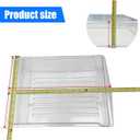 240530811 Refrigerator Meat Cripser Pan Compatible with Frigidaire Kenmore Refrigerator -Replaces 240530801, 240530813,240354201(15.7 * 11.6 * 4.3 INCH)