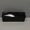 ARCHITECTURAL MAILBOXES Townhouse Galvanized Steel, Wall-Mount Mailbox, Black Small