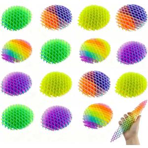 15Pcs Cool Toy Big Fidget Toy, Green Cute Shaped Ornament, Funny Pocket Weird Sensory Toy Portable for Adults Children