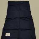 Solino Home Navy Blue Placemats Set of 4 - Cotton Linen Hemstitch Placemats 14 x 19 Inch for Fall, Autumn, Thanksgiving, Christmas