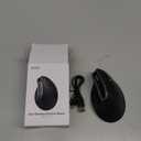 acer Ergonomic Mouse Wireless, Vertical Computer Mouse for Office, Ergo Mice Rechargeable for Medium to Large Sized Hands, 2.4GHz USB Receiver, 800/1200/1600 DPI, 6 Buttons for Laptop, PC and Desktop