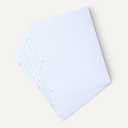 Amazon Basics Loose Leaf Paper, Graph Ruled Binder Paper, 100 Sheets, 11" x 8.5", 6 pack, White