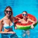 Jasonwell Inflatable Pool Floats Kids - 3 Pack Floaties Pool Tubes Swim Rings Fruit Water Floaty Watermelon Kiwi Orange Inflatable Pool Toys Float for Swimming Pool Party Lake Beach Kids Adults