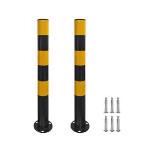 Safety Bollard Post, Heavy Duty Steel Traffic Bollard with Anchor Bolts
30 Inch Yellow Parking Barrier Post for Driveways, Parking Lots, Sidewalks, Storefronts & Traffic Control 2-Pack