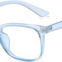 Jcerki Myopia glasses Distance nearsighted glasses Black Frame Unisex Glasses