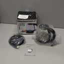 Elite Gourmet EKT1001 Electric 1.0L BPAFree 1100W Glass Kettle Cordless 360° Base, Stylish Blue LED Interior, Handy Auto ShutOff Function – Quickly Boil Water For Tea & More, Black