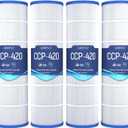 CCP420 Pool Filter Cartridges, Compatible with Pentair Clean & Clear Plus 420, Replaces Pentair R173576, Pleatco PCC105-PAK4, 4-Pack, 420 sq.ft