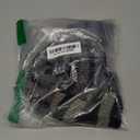 Y2k Beanie Cat Knitted Hats for Women Girls Cute Striped Arm Warmers Gothic Grunge Hat Accessories (One Size, Black Gray)