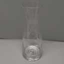 Bormioli Rocco Ypsilon Wine Carafe  Elegant Clear Glass Carafe For Water, Juice, Milk, Coffee, Iced Tea  Wide Mouth Serving Decanter Dispenser For Restaurants & Home Use  Made In Italy 36.5 Ounce (33.8 Ounces)