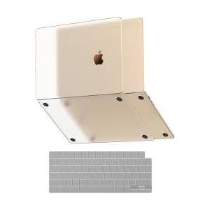 Soonjet for MacBook Air 15 inch Case M4 2025 2024 2023 M3 M2 [100% Match Official Color] [Ultra Thin Armor] Hard Shell + Translucent Keyboard Cover Laptop - Starlight Clear