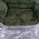 MAXYOYO Giant Bean Bag Chair for Adults, Ultra Soft Fluffy Loveseat Bean Bag Sofa, Oversized Floor Sofa for Living Room Bedroom, Cozy Reading Chair with Filler, Green