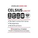 CELSIUS COSMIC VIBE Sparkling Fruit Punch, Sugar Free Energy Drink, 12 Fl Oz (Pack of 12) (EXP 02/01/27)