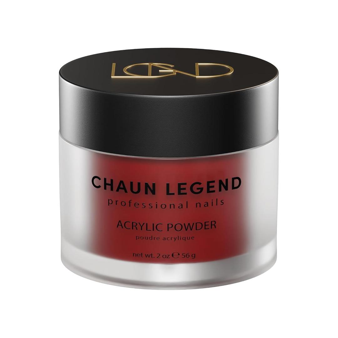 Chaun Legend Acrylic Powder, 2 Oz Long Lasting Salon Quality, Bubble Free, Self Leveling Professional Manicures, Fake Nails, Carving & Extensions, Call the Shots