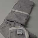 SE SOFTEXLY Muslin Throw Blanket,100% Cotton Blankets for Adults and Baby,4-Layer Soft Breathable Bed Throw Blankets All Season,Linen Texture Gauze Blankets Full/Queen Size(80"x90",Grey)