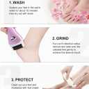 Electric Feet Callus Removers Rechargeable,Portable Electronic Foot File Pedicure Tools, Electric Callus Remover Kit,Professional Pedi Feet Care Perfect for Dead,Hard Cracked Dry Skin