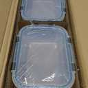 [8-Pack,30 oz]Glass Meal Prep Containers,Glass Food Storage Containers,Airtight lunch Containers with Lids, Microwave, Oven, Freezer and Dishwasher (Gray)