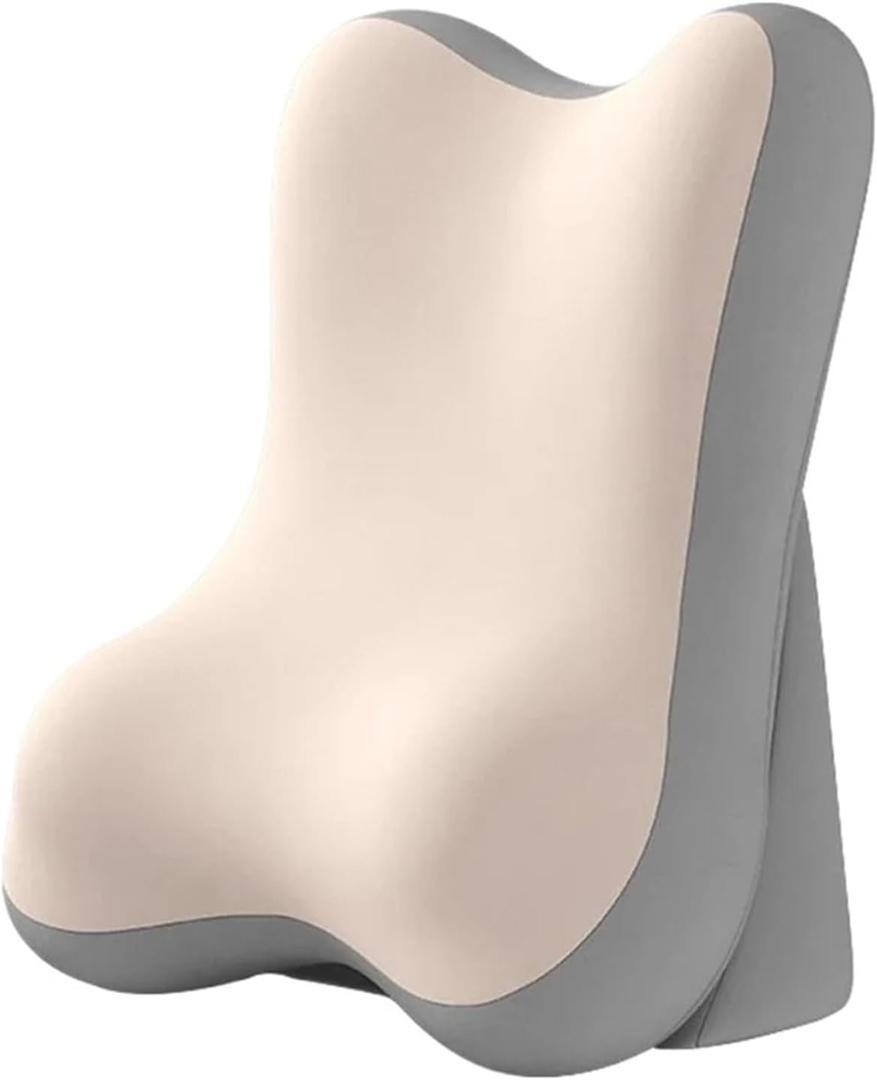 Lumbar Pillow, Wedge Pillow for Prone Sleeping Reading Sitting Post-Surgery Recovery Anti-Acid Reflux Leg Support Bed Use,for The Waist(White)