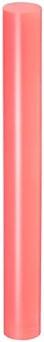 HARFINGTON Acrylic Clay Roller 9 Inch x 1 Inch Solid Non-Stick Plastic Round Tube Roller Polymer Clay Rod Fondant Rolling Pin for Shaping, Sculpting, Modeling DIY Crafts, Pink