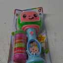 Little Kids Cocomelon Light and Sound Musical Bubble Wand, Includes Bubble Solution