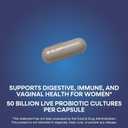 Nature's Way Fortify Extra Strength Womens Probiotic 50 Billion CFU, Potent Multi-Strain Probiotic for Digestive, Vaginal and Immune Support*, Once-Daily Capsule, 30 Capsules (EXP 08/09/35)