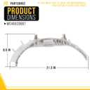Dryer Bearing Replacement Dryer Maintenance Kit for GE DBXR463ED2WW GTDP490ED0WS DBXR463EG6WW DHDSR46EE1WW DBXR463ED1WW GTDP300EM1WS DWSR463EG7WW DBLR333EE1WW DBLR333EE2WW DBSR463EG7WW DBXR453GT5WW