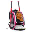 WOLT | Youth Baseball Backpack Bag for Baseball, Softball & T-Ball Equipment & Gear, Youth Boys and Adults, with Holder for Bat, Helmet, Glove, & Shoes Compartment & Fence Hook