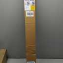 UNISHADES no Drill Cordless Roman Shades for Windows, 32" W 64" H - 100% Blackout - Linen - Beige