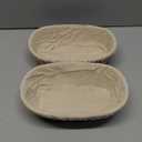 Bread Proofing Baskets Set of 2 10 inch Oval Shaped Dough Proofing Bowls w/Liners Perfect for Professional & Home Sourdough Bread Baking