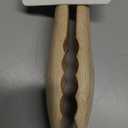 Salt & York Wooden Tongs Kitchen Long handle with non-Slip Grip for Cooking, Salad, Serving Food, Grilling - 11 Inch - Set of 1 (Olive)