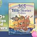 365 Bible Stories and Prayers Padded Treasury - Gift for Easter, Christmas, Communions, Baptism, Birthdays (Little Sunbeams) Hardcover