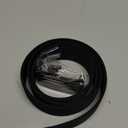 Big and Tall Size 47'' to 75'' Mens Black Belt Automatic Ratchet Buckle Slide Belts (51'' (waist 42-44), Black -Inside Ends)