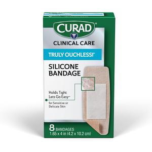 3 x Curad - CUR5003V1 Truly Ouchless Silicone Bandage